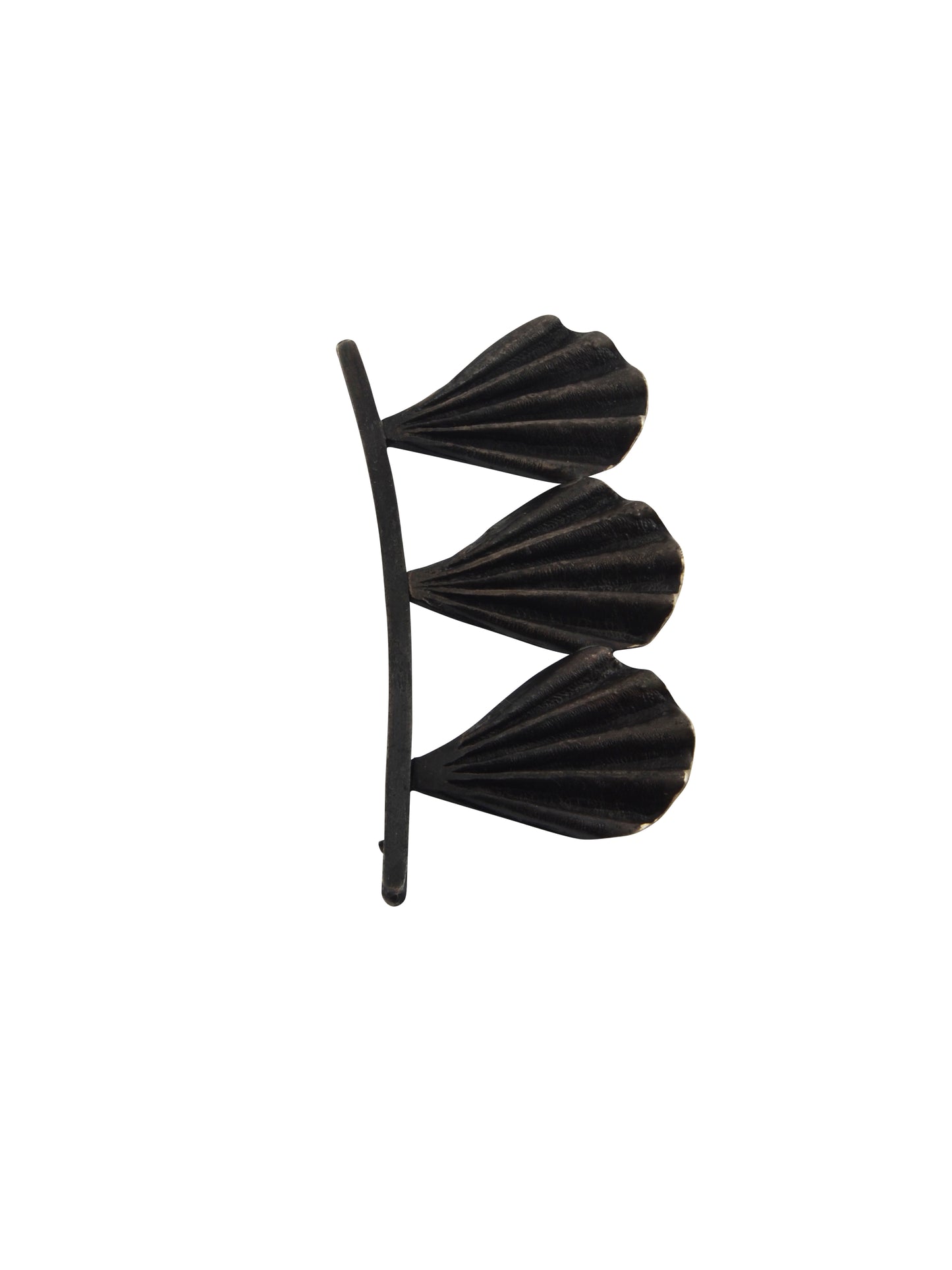 black fungi brooch by janine combes