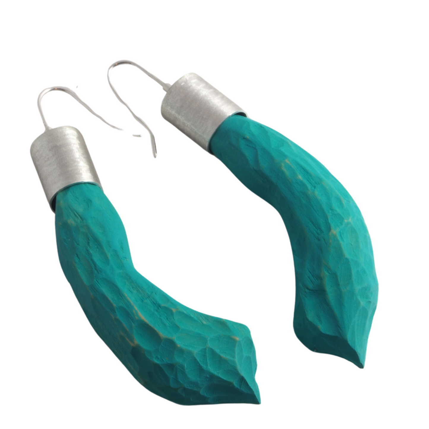 teal ocean earrings by janine combes