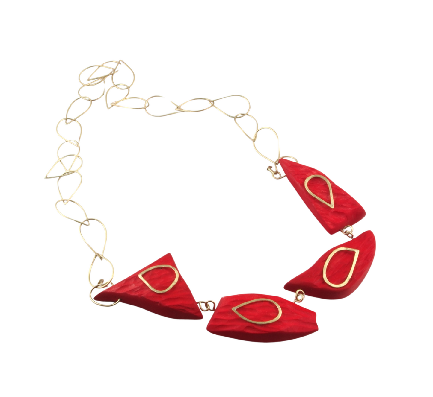 smoky sunset necklace by janine combes