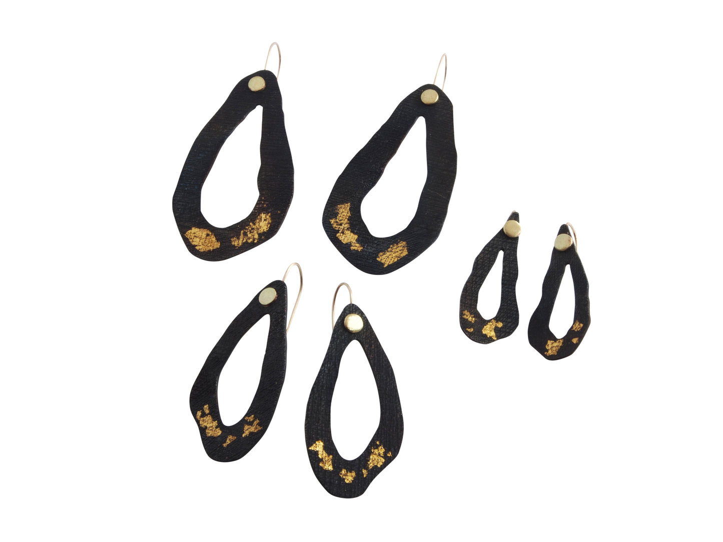 Crater Lake earrings by Janine Combes