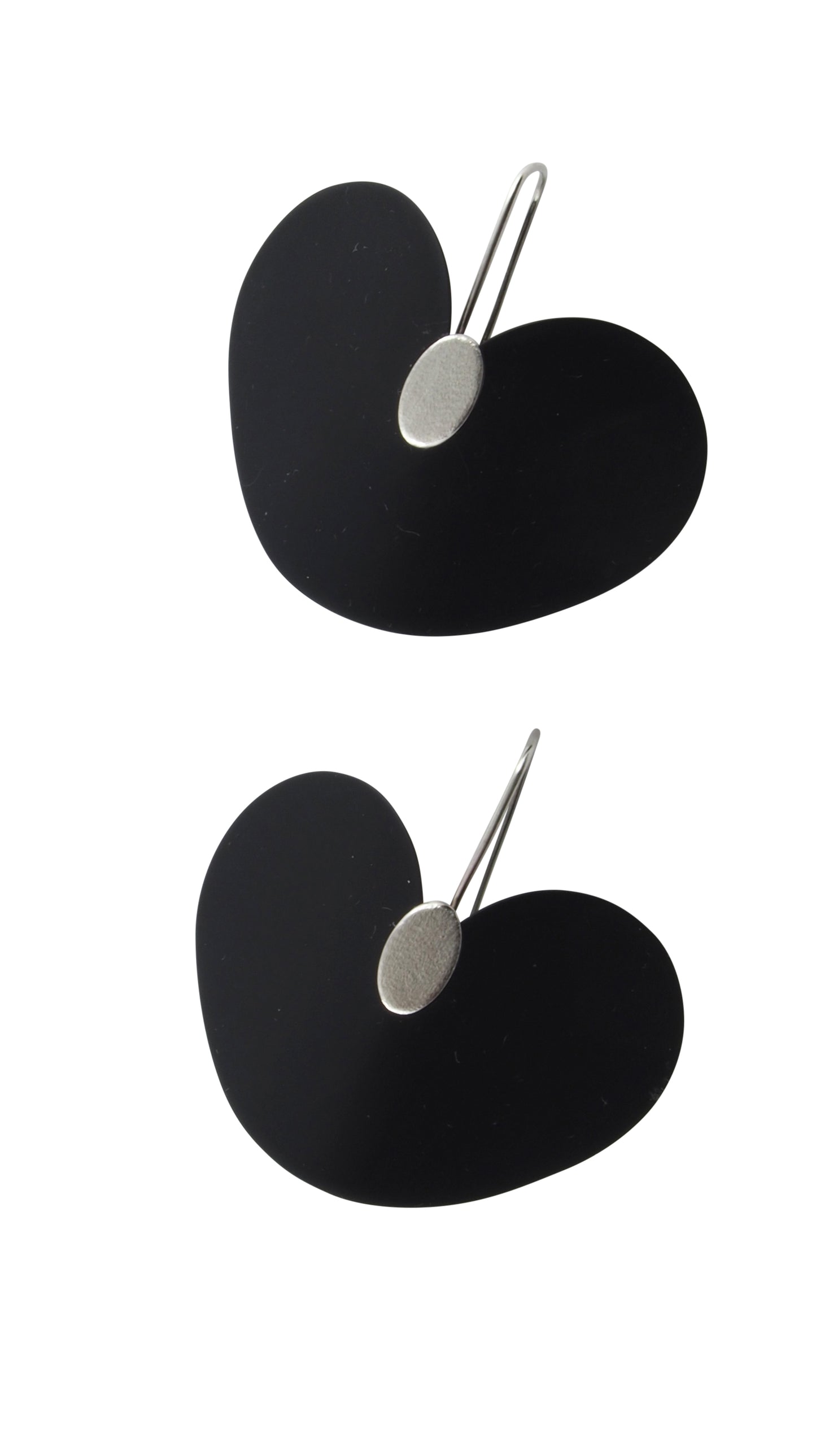 black native violet earrings by janine combes