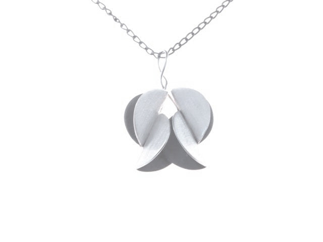 silver bell flower necklace by janine combes