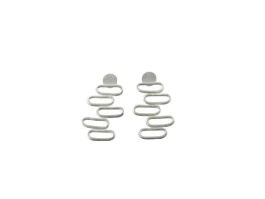 Droplet earrings are hand-crafted on Bruny Island and are made from sterling silver. 