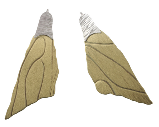 landscape earrings  by janine combes 