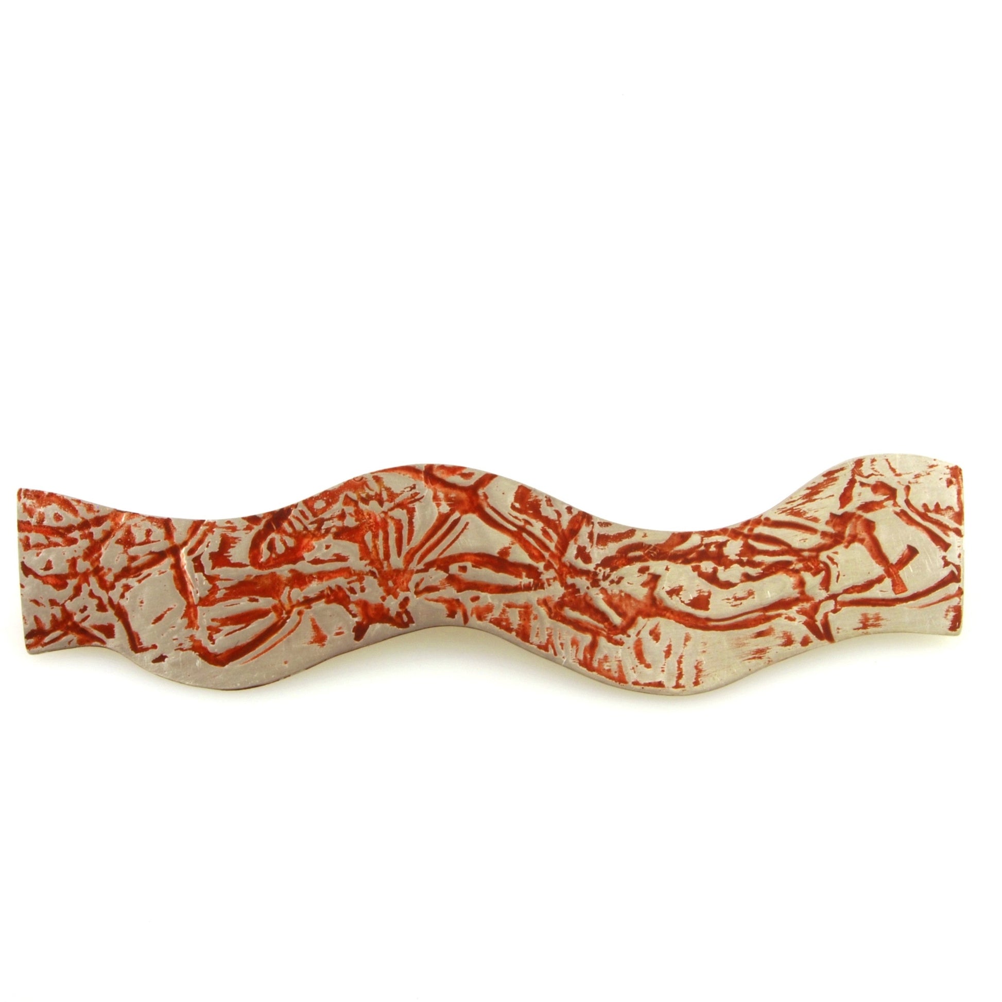 red tide brooch by janine combes 
