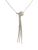 Silver Button Grass necklace by Tasmanian jeweller Janine Combes