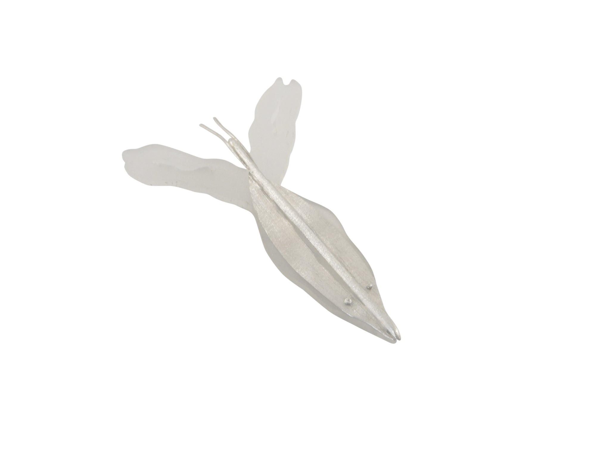 Sea butterfly brooch by janine combes contemporary jeweller