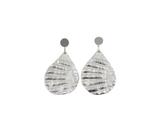silver tide earrings by janine combes 