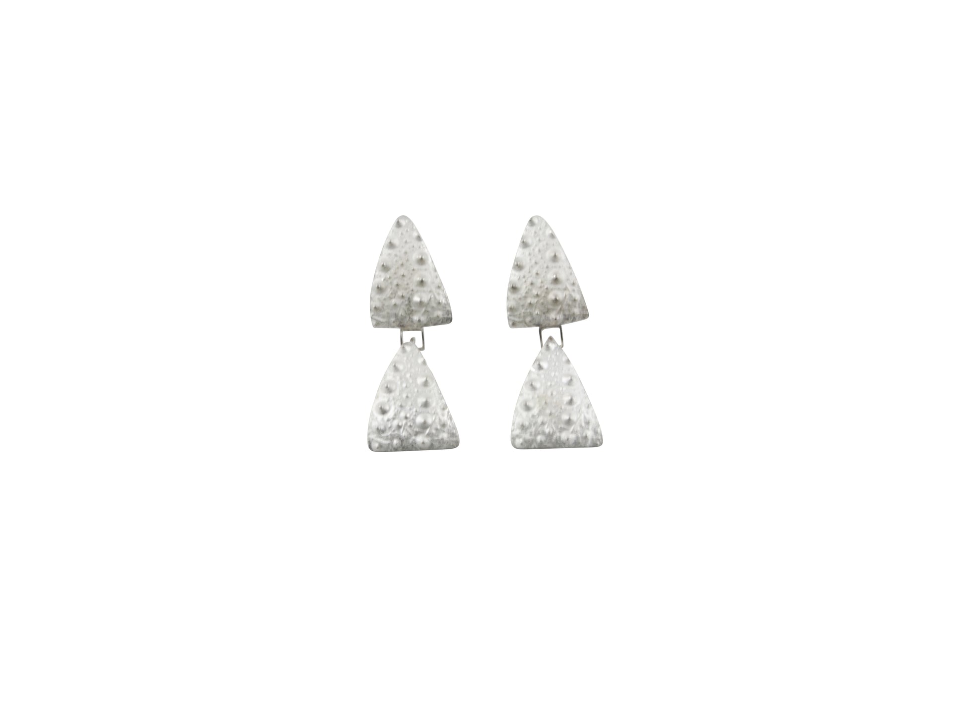 sea urchin drop earrings by Janine Combes 