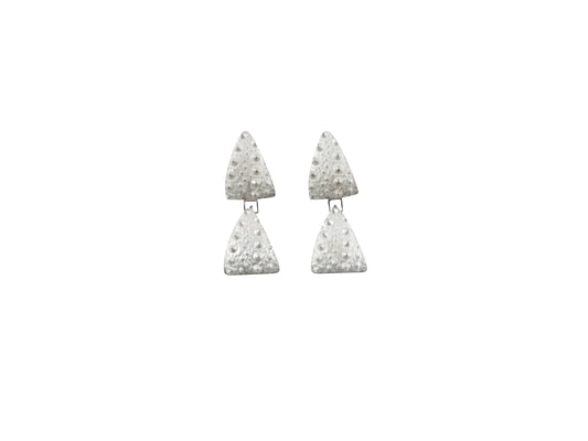 sea urchin drop earrings by Janine Combes 