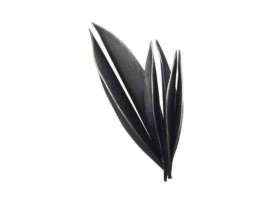 black lily brooch by janine combes 
